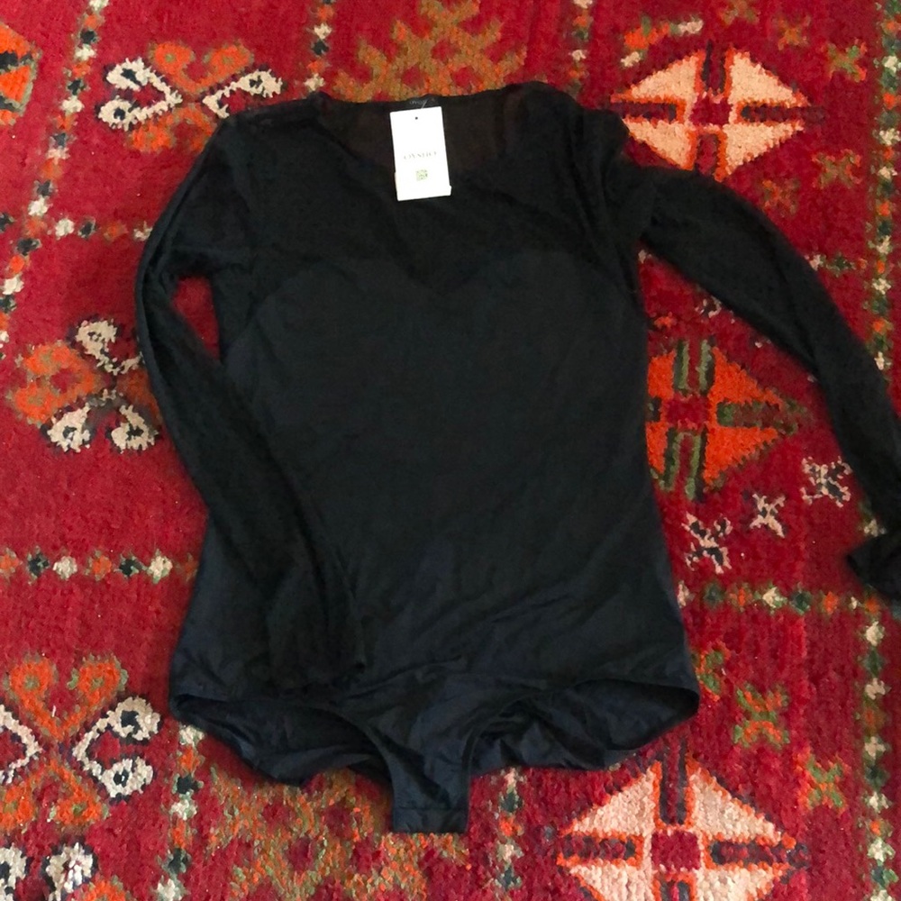 NWT Oysho black bodysuit - size large